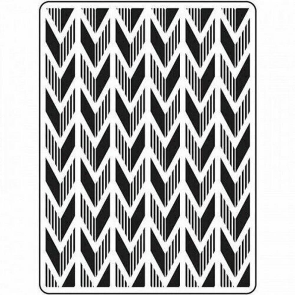 Darice Embossing Folder Arrows Scrapbook Paper Crafts Card Making